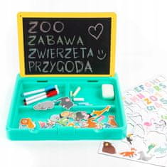 DE PRIJENOSNE TABLE SET 5-U-1 ZOO KIDEA 1078