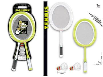 Reketi za badminton na plaži + loptice za loptice 0569