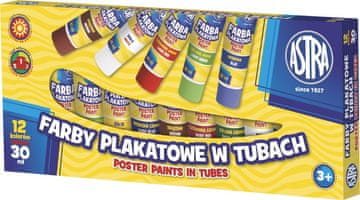 PLAK BOJE. 12 BOJA. ASTRA TUBA 83110901 A'4 0263