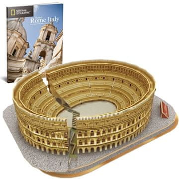 3D ZAGONETKA KUBIČNA ZABAVA KOLOSEUM NAT.GEOGR.9766