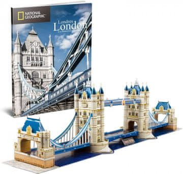 3D ZAGONETKA KUBIČNA ZABAVA TOWER BRIDGE PRIRODNI GEOGRAFSKI 9780