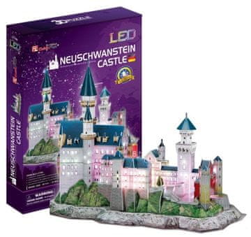 3D LED SLAGALJKA DVORAC NEUCHWANSTEIN 5102