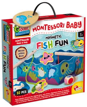 LISCIANI MONTESSORI WOOD BABY FISH FUN 8354