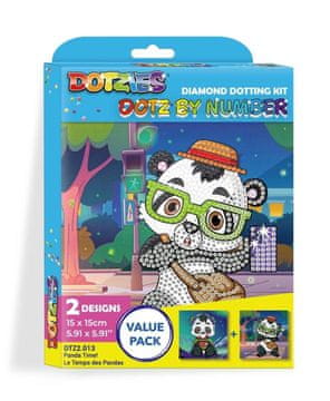 DIAMOND DOTZ DOTZ PO BROJEVIMA PANDA TIME 5245