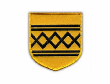 Našivka Grb Zapadnog Midlandsa - štit - Prišivna - Vezena našivka/značka/amblem