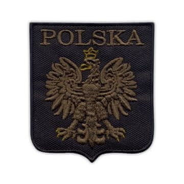 Našivek poljskog grba (maslinasti orao) - Poljska - Samoljepljiva podloga - Vezeni našivek/značka/amblem