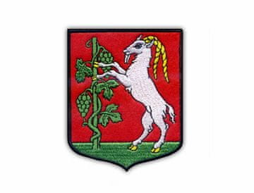 Našivek Grb grada Lublina - Samoljepljiva podloga - Vezeni našivek/Značka/Amblem