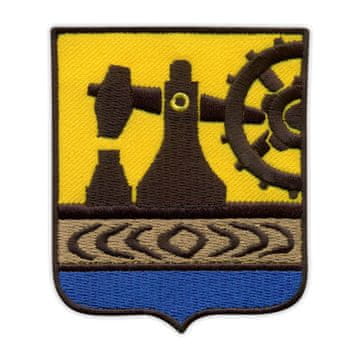 Našivek grba grada Katowica - Podloga za peglanje / toplinsko lijepljenje - Vezeni našivek/značka/amblem