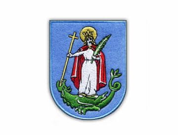 Našivek grba grada Nowy Sacz - stara verzija - Magnetna podloga - Vezeni našivek/značka/amblem
