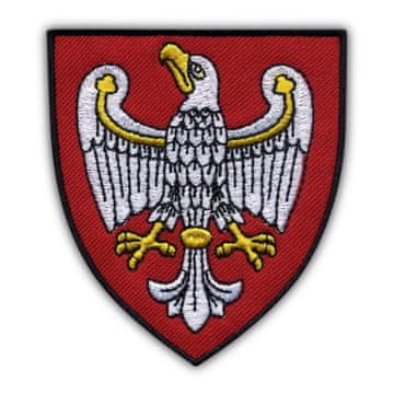 Našivek grba Velikopoljske regije - Podloga za peglanje / toplinsko lijepljenje - Vezeni našivek/značka/amblem