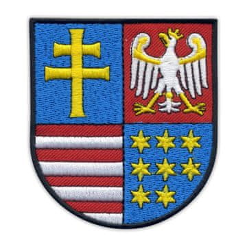Našivek grb Świętokrzyskog vojvodstva - nova verzija - Podloga za peglanje / toplinsko lijepljenje - Vezeni našivek/značka/amblem