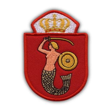 Vezeni grb grada Varšave, Varšava - Prišiv - Vezeni amblem/zašivka