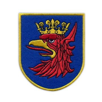 Našivka grba grada Szczecina - Podloga za peglanje / toplinsko lijepljenje - Vezena našivka/značka/amblem