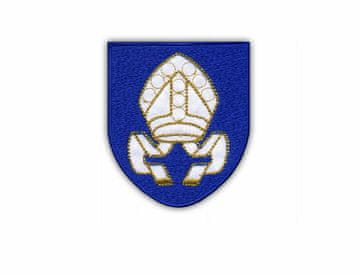 Našivka grba grada Tarczyne - Podloga za peglanje / toplinsko lijepljenje - Vezena našivka/značka/amblem