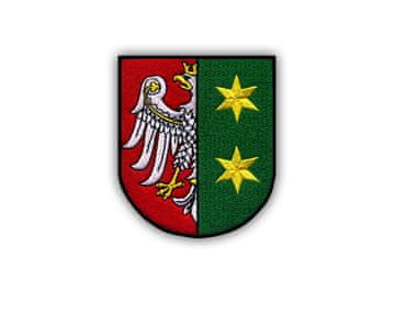 Našivek Grb Lubuske regije - Samoljepljiva podloga - Vezeni našivek/Značka/Amblem