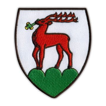 Vezena zašivka Jelenia Gora - Grb Jelenje planine - Samoljepljiva podloga - Vezena zašivka/značka/amblem
