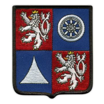 Vezena našivka Liberečkog kraja - grb - Magnetna podloga - Vezena našivka/značka/amblem