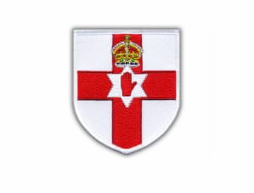 Našivek Grb Sjeverne Irske - Magnetna podloga - Vezeni našivek/značka/amblem