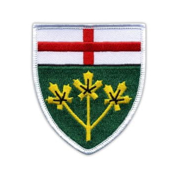 Našivka grba Ontarija - Podloga za peglanje / toplinsko lijepljenje - Vezena našivka/značka/amblem