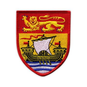 Našivek grba New Brunswicka - Podloga za peglanje / toplinsko brtvljenje - Vezeni našivek/značka/amblem