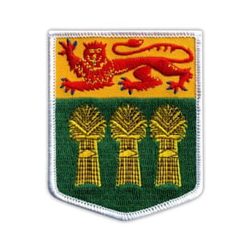 Vezeni grb Saskatchewana - Magnetna podloga - Vezeni našitak/značka/amblem