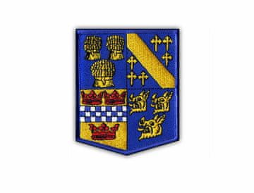 Vezeni grb Aberdeenshirea - Samoljepljiva podloga - Vezeni amblem/značka