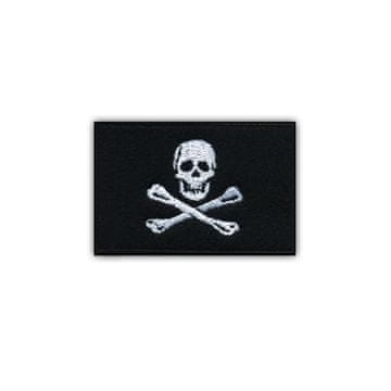 Našivka Zastava Pirata - Jolly Roger - Prišivna - Vezena zakrpa/značka/amblem