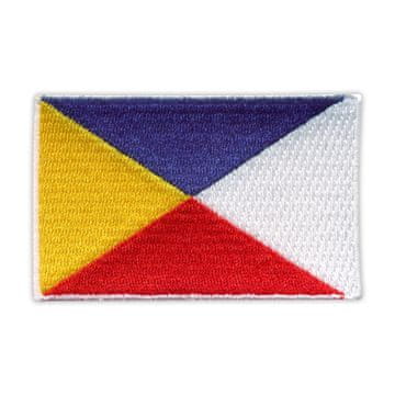 Vezena zastava međuslavenskog jezika - jednostavan obrub - samoljepljiva podloga - vezena zakrpa/značka/amblem