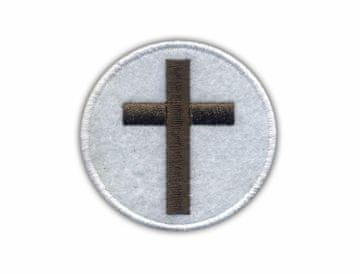 Našivek latinskog križa - Podloga za peglanje / toplinsko zatvaranje - Vezeni našivek/značka/amblem