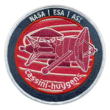 Našivka cassini-huygens NASA ESA ASI - Prišivna - Vezena našivka/značka/amblem
