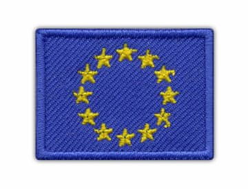 Zastava Europske unije (ovratnik) - Podloga za peglanje / toplinsko lijepljenje - Vezena zakrpa/značka/amblem