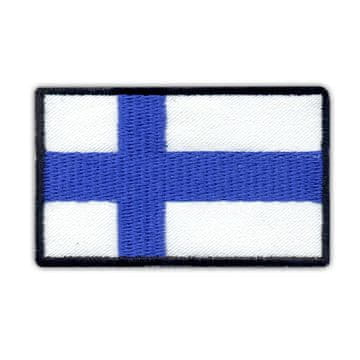 Našivka Zastava Finske - velika - Prišivna - Vezena našivka/značka/amblem