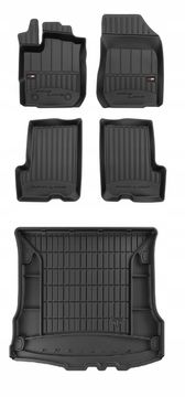 Set 3D podnih prostirki i tepiha Dacia Logan 1 MCV 2006-2013
