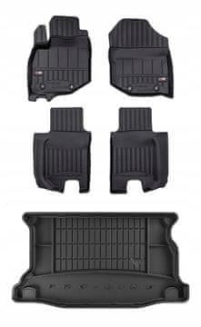 Set 3D gumenih tepiha za Honda Jazz 3 HB 2007-2014