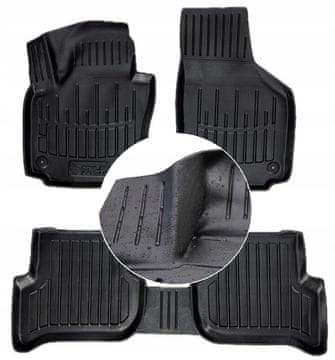 Gumene prostirke, brisači, VW Golf Plus 2005-2014, UD kanali