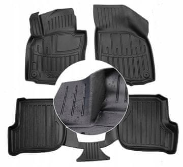 Gumene prostirke i brisači Seat Toledo 3 2004-2009 UD kanali