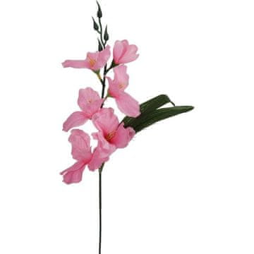 Umjetni cvijet gladiola u svijetloružičastoj boji, 54 cm
