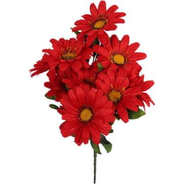 Buława umjetnih gerbera 48 cm, crvena