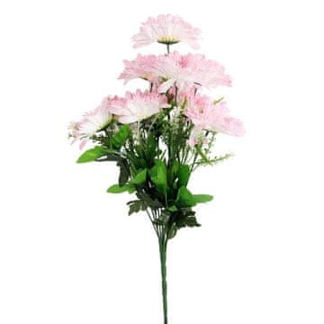 Umjetni buket ružičastih gerbera, 9 komada - elegantna dekoracija 54cm