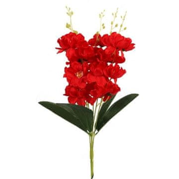 Buket od 5 orhideja, 58 cm, crveni