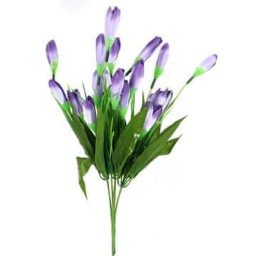 Umjetni buket ljubičastih krokusa - 20 komada, visine 35 cm