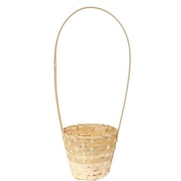 Prirodna uskrsna košara za uskrsnu dekoraciju, promjer 16 cm, visina 48 cm