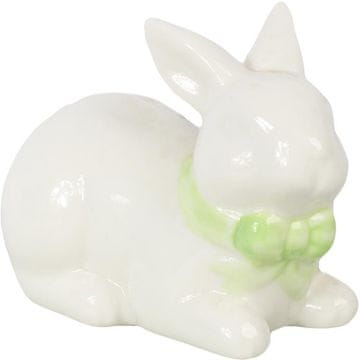 Keramička figurica zeca, bijela, JH-101017