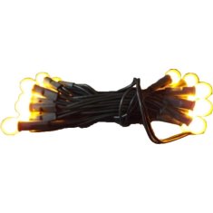 Žute perle lampice za bor 20L na zelenom kablu 1,4 m, 220-240V za unutarnju upotrebu