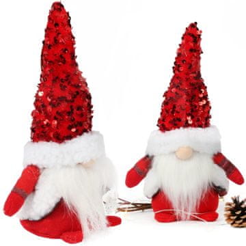 Božićni patuljak gnome božićni ukras poklon 25 cm