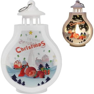 Božićni lampion svjetiljka dekoracija s LED rasvjetom sob