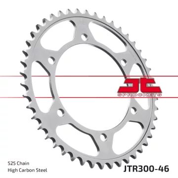 JT R300-46 čelični stražnji lančanik, 46T, veličina 525