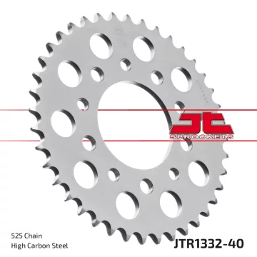 JT R1332-40 čelični stražnji lančanik, 40T, veličina 525