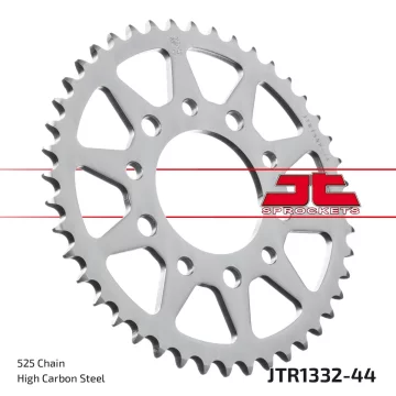 JT R1332-44 čelični stražnji lančanik, 44T, veličina 525