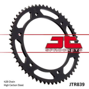 JT R839-53 čelični stražnji lančanik, 53T, veličina 428